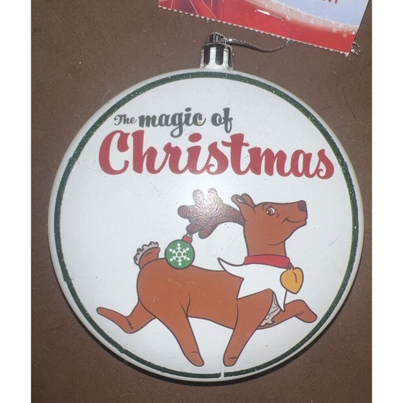 Elf on the Shelf Pets, The Magic Of Christmas Reindeer Disk Ornament, 4.5", New - Picture 2 of 4
